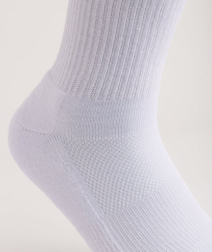 Flagship White Supima Cotton Quarter Socks 6-Pack