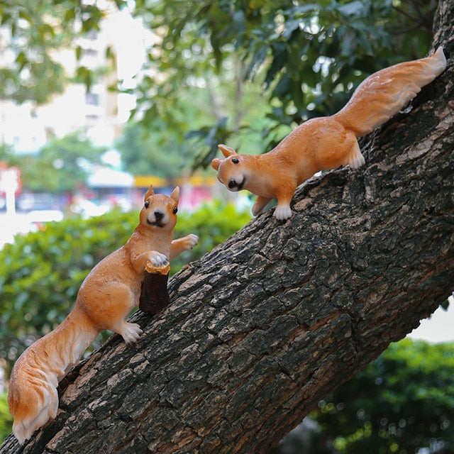 Garden   Squirrel Statue   one, two, or three       ID E512 - 5101 - foxberryparkproducts