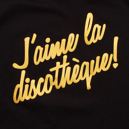 Gold J'aime Discotheque - Tshirt - Black