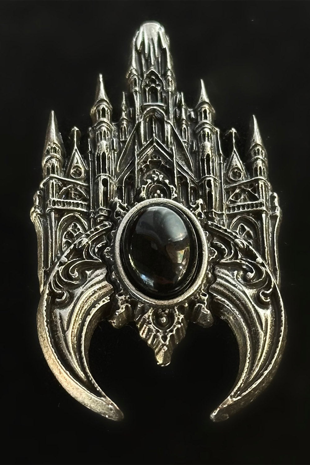 Cathedral Hair Bow and Brooch