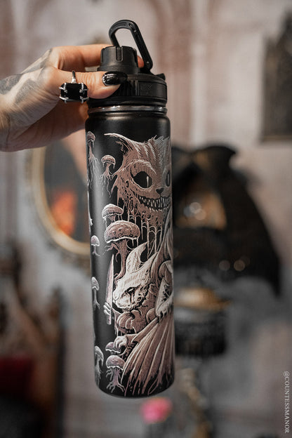 Alice in Murderland 24 Oz Water Bottle Tumbler