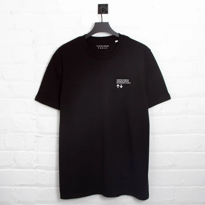 Green Sequence Sphere Back Print - Tshirt - Black