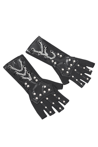 90s Grunge Goth Fingerless Gloves