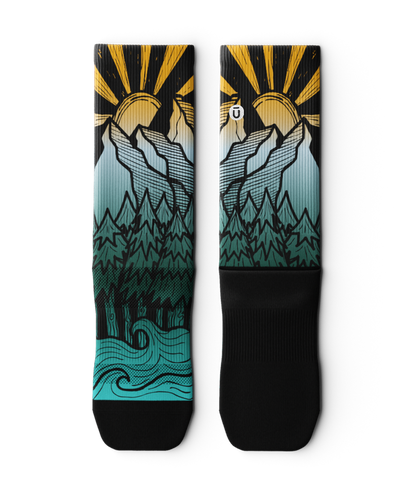 Happy Trails Athletic Crew Socks 3-Pack