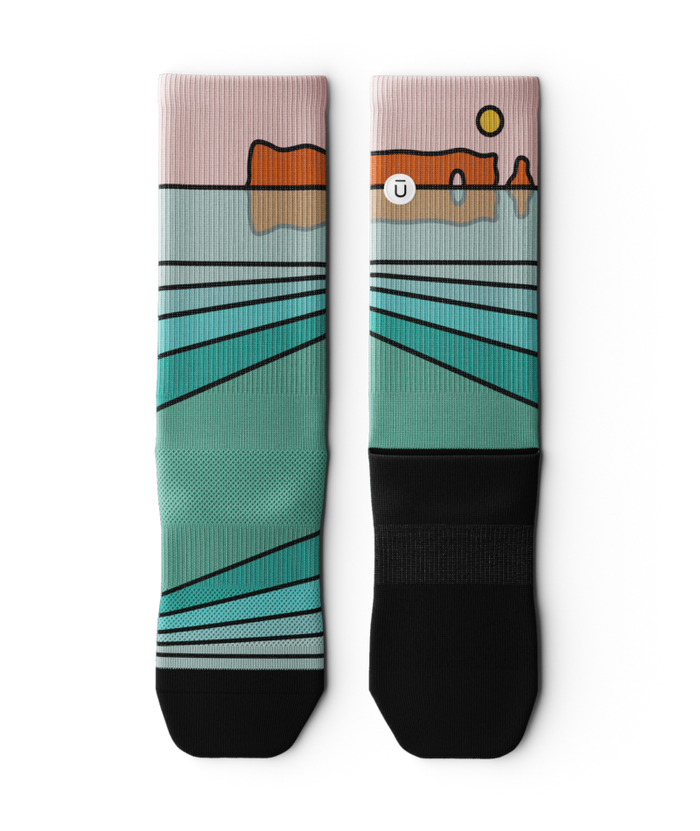 Happy Trails Athletic Crew Socks 3-Pack