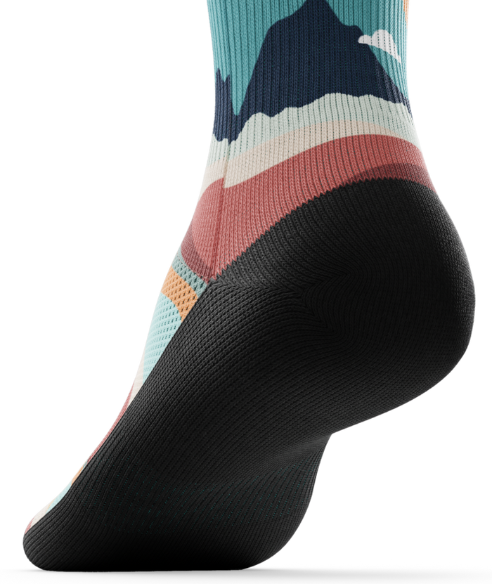 Head In The Clouds Athletic Quarter Socks