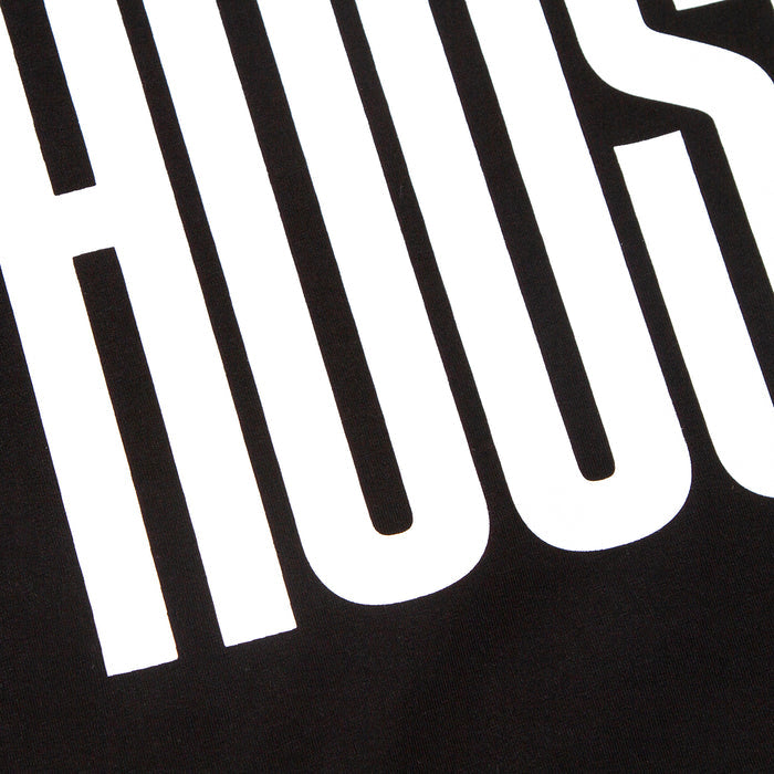 Higher House Back Print - Hood - Black