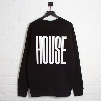 Higher House Back Print - Sweatshirt - Black