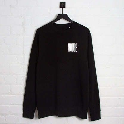 Higher House Back Print - Sweatshirt - Black
