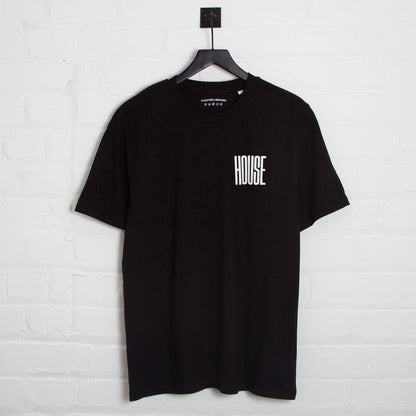 Higher House Back Print - Tshirt - Black