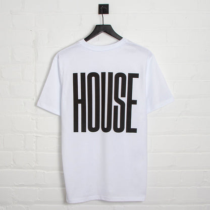 Higher House Back Print - Tshirt - White