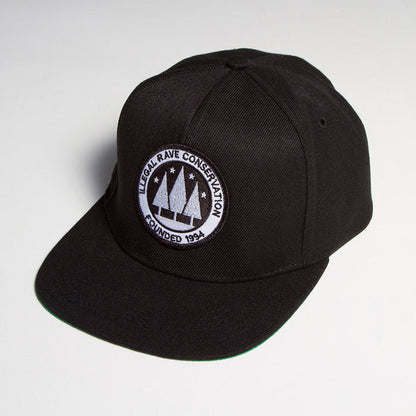 Illegal Rave - Snapback - Black - Wasted Heroes