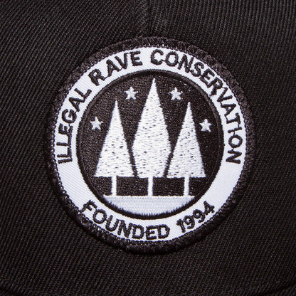 Illegal Rave - Snapback - Black - Wasted Heroes