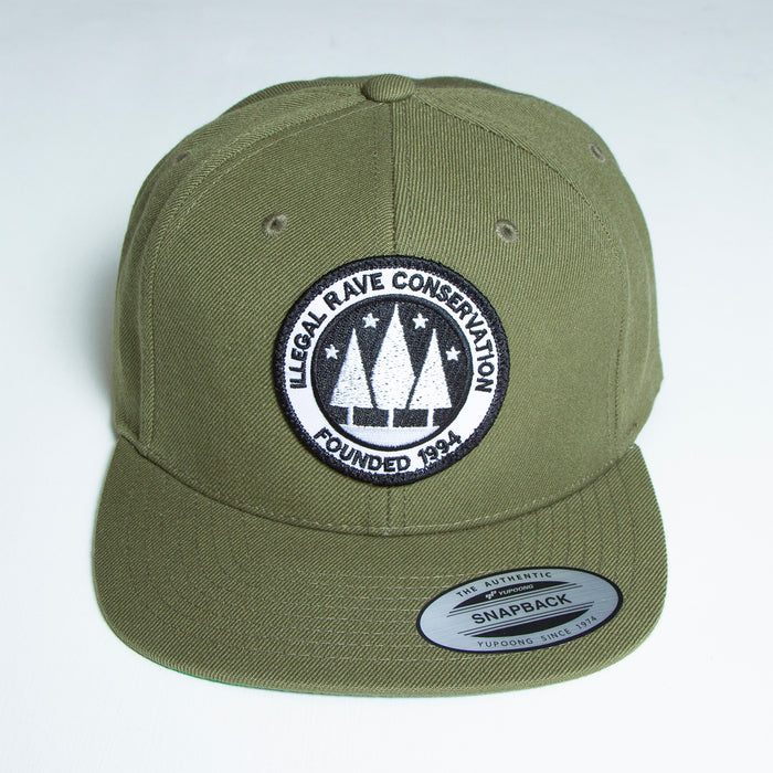 Illegal Rave - Snapback - Khaki