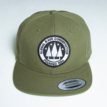 Illegal Rave - Snapback - Khaki