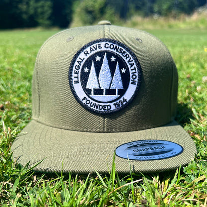 Illegal Rave - Snapback - Khaki