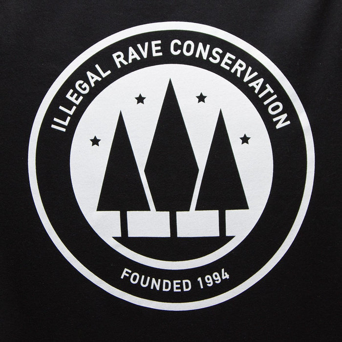 Illegal Rave Conservation - Heavyweight Jersey Shorts - Black