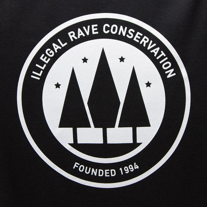 Illegal Rave Conservation - Heavyweight Jersey Shorts - Black