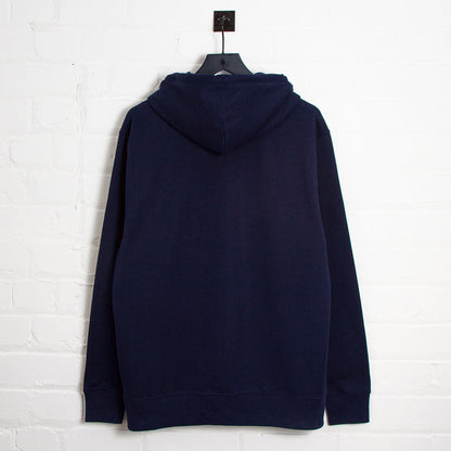 Illegal Rave Crest - Zipped Hood - Navy