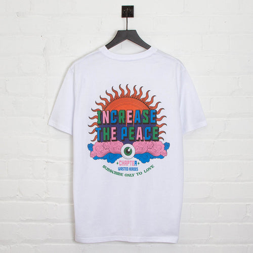 Increase The Peace Back Print - Tshirt - White