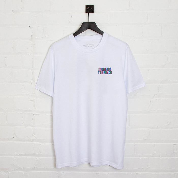 Increase The Peace Back Print - Tshirt - White