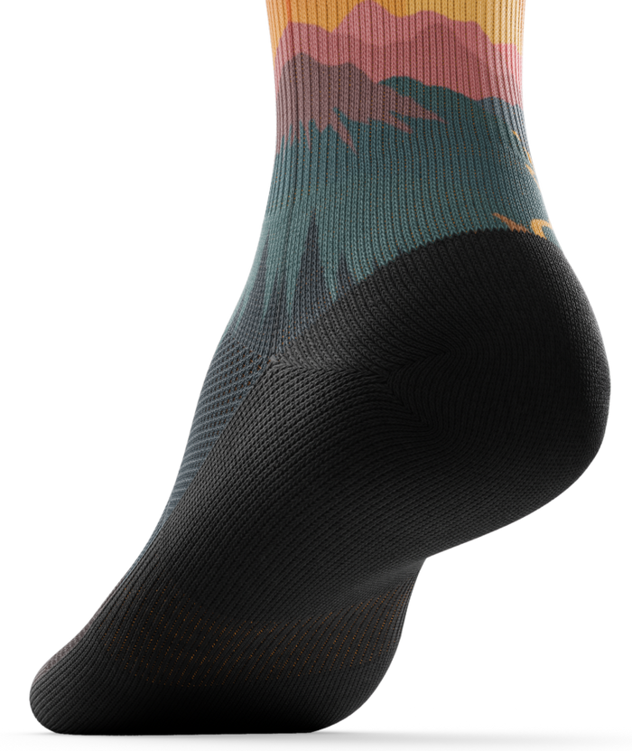 Into the Dusk Athletic Quarter Socks