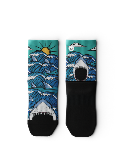 Jaws Athletic Quarter Socks