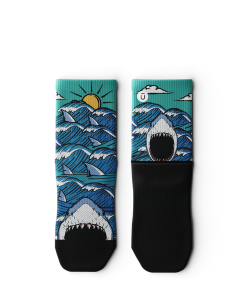 Jaws Athletic Quarter Socks