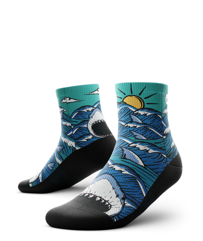 Jaws Athletic Quarter Socks