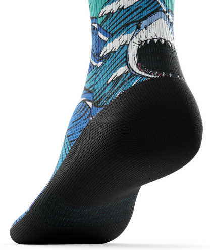 Jaws Athletic Quarter Socks