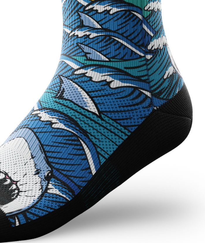 Jaws Athletic Quarter Socks