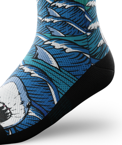 Jaws Athletic Quarter Socks