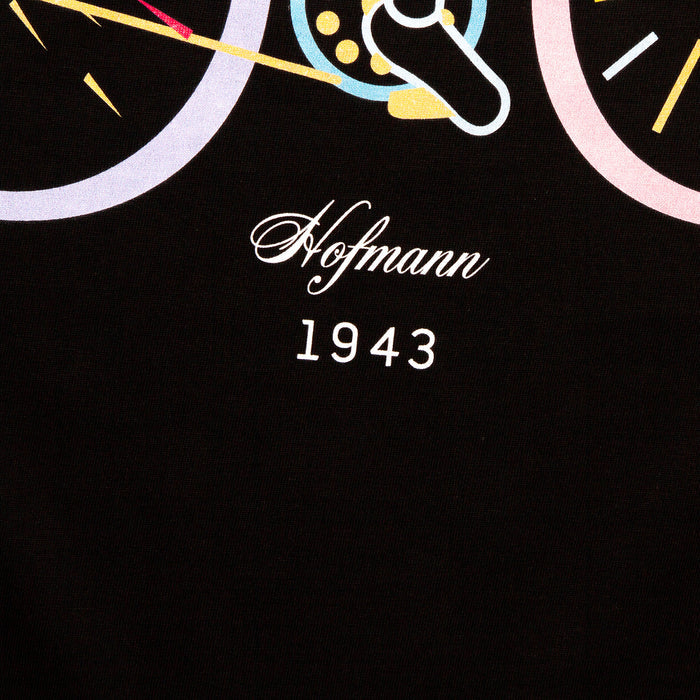 Kaleidoscopic Hofmann Back Print - Hood - Black
