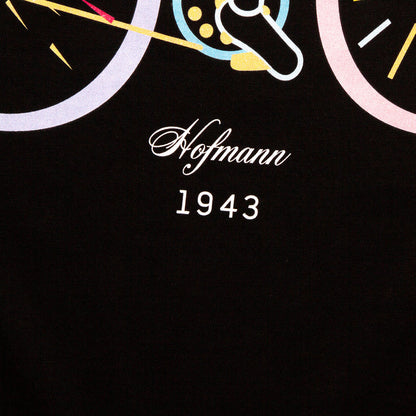 Kaleidoscopic Hofmann Back Print - Hood - Black