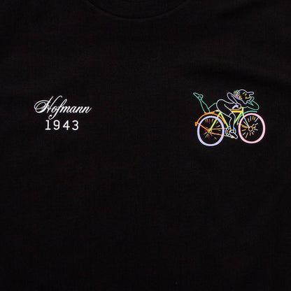 Kaleidoscopic Hofmann Back Print - Long Sleeve Tshirt - Black