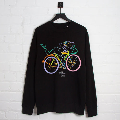 Kaleidoscopic Hofmann Front Print - Sweatshirt - Black