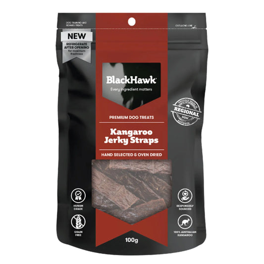 Black Hawk - Dog Kangaroo Jerky Straps