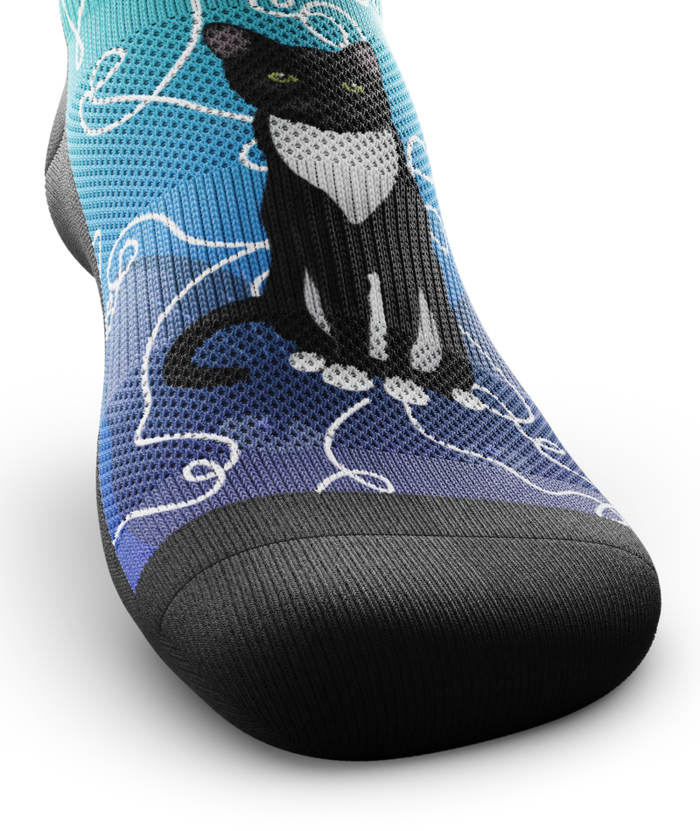 Kitten Around Athletic Ankle Socks