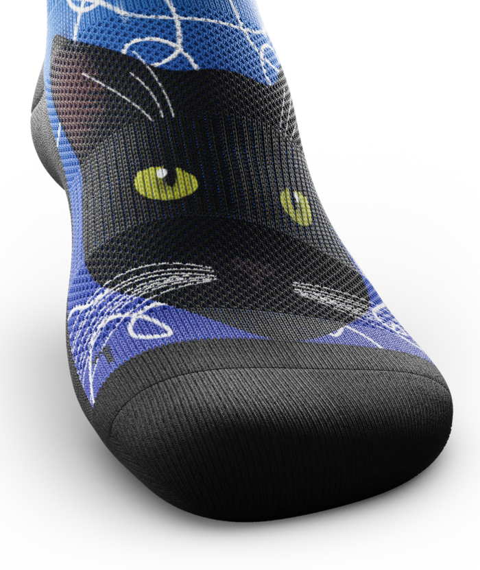 Kitten Around Athletic Knee High Compression Socks