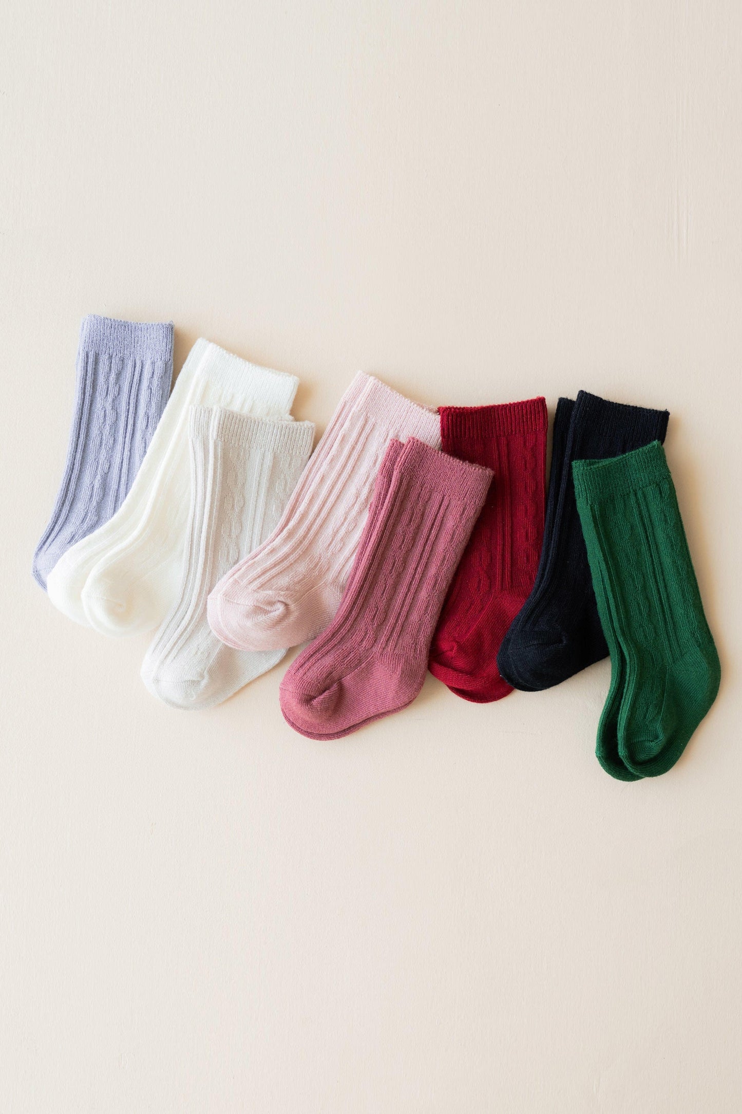 Knee High Socks in Oat