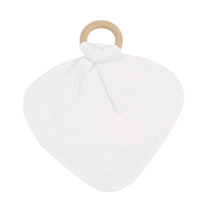 Lovey in Cloud with Removable Wooden Teething Ring