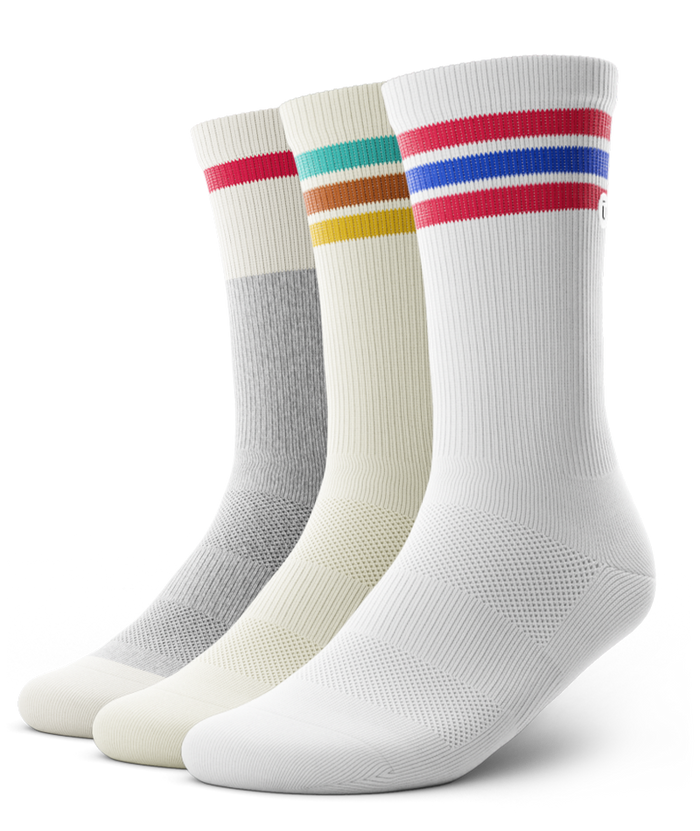 Long Weekend Athletic Crew Socks 3-Pack