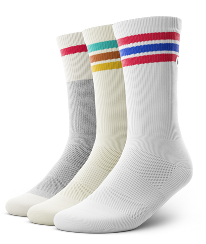 Long Weekend Athletic Crew Socks 3-Pack