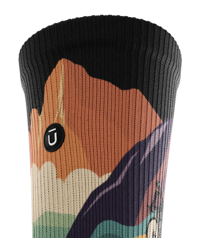 Meandering Athletic Crew Socks