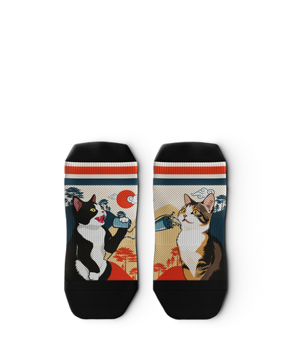 Meow Athletic Athletic Ankle Socks