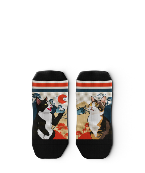 Meow Athletic Athletic Ankle Socks