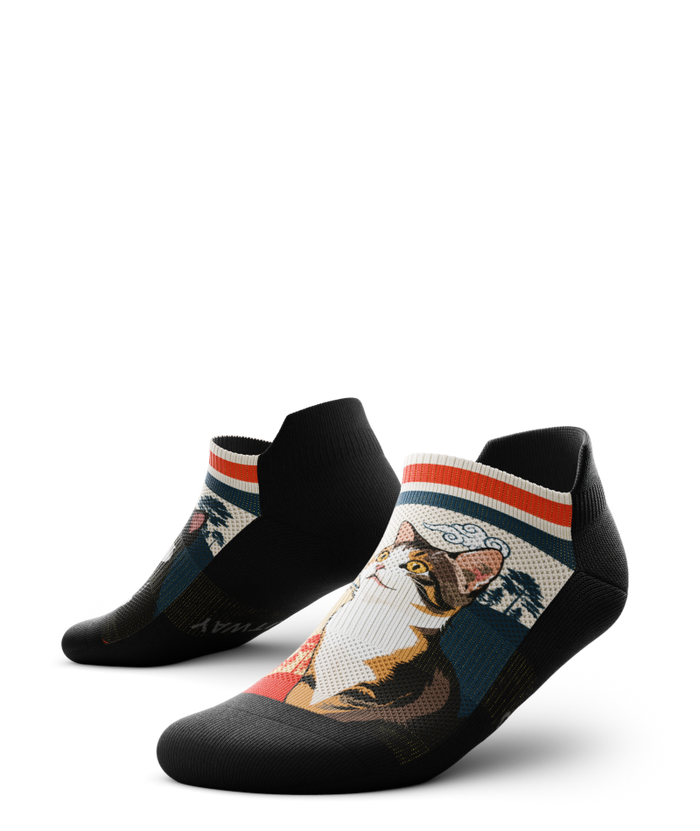 Meow Athletic Athletic Ankle Socks