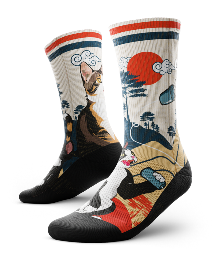 Meow Crew Athletic Socks