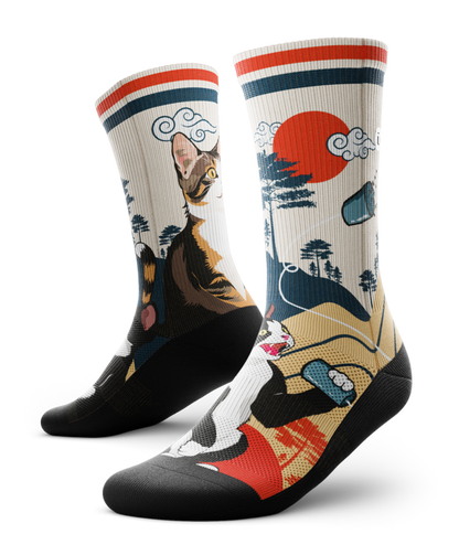 Meow Crew Athletic Socks