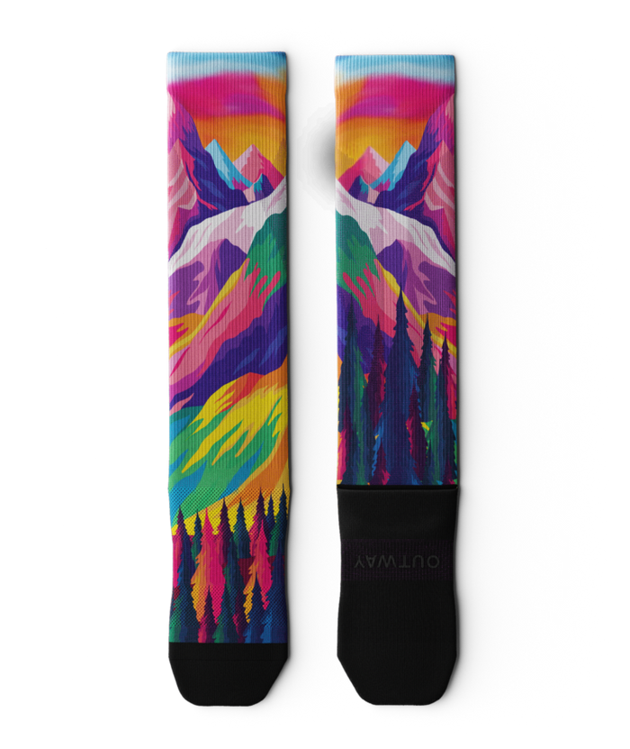 Nature Trip Athletic Knee High Compression Socks